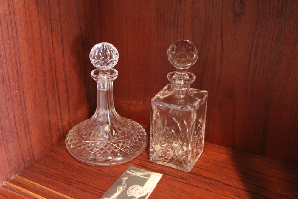 WATERFORD CRYSTAL DECANTER W/ MISC ITEMS (1 of 2)