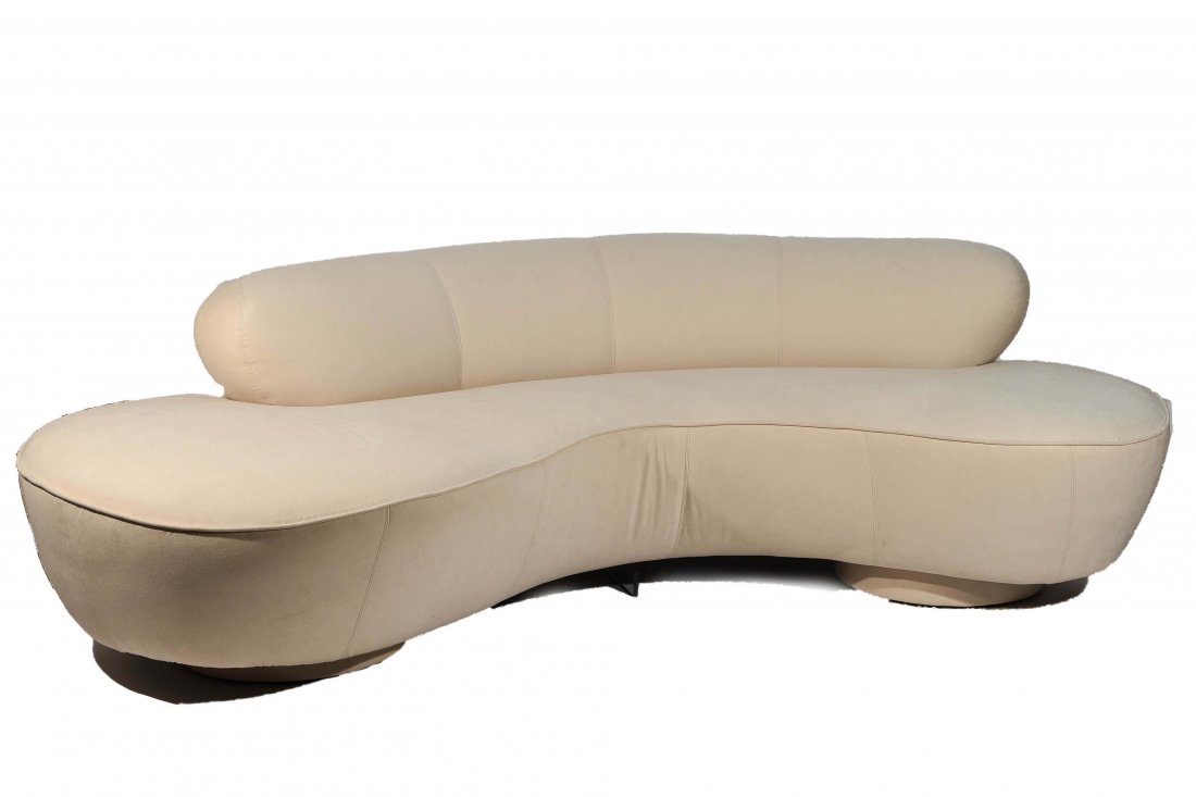 VLADIMIR KAGAN CLOUD SOFA FOR DIRECTIONAL WHITE (1 of 6)