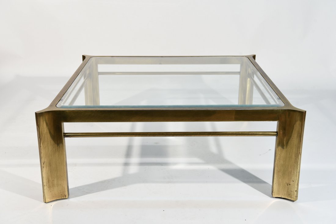 MASTERCRAFT BRASS COFFEE TABLE (1 of 6)