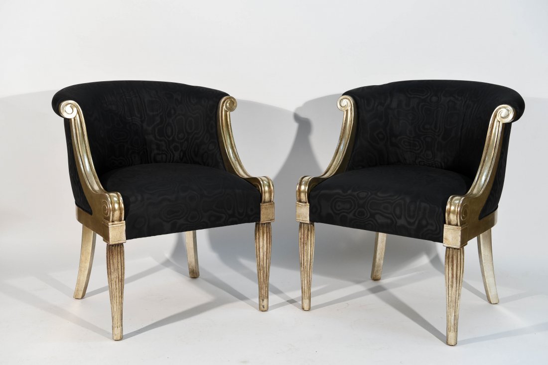 PAIR OF SSL; JR SCOTT CHAIRS (1 of 10)