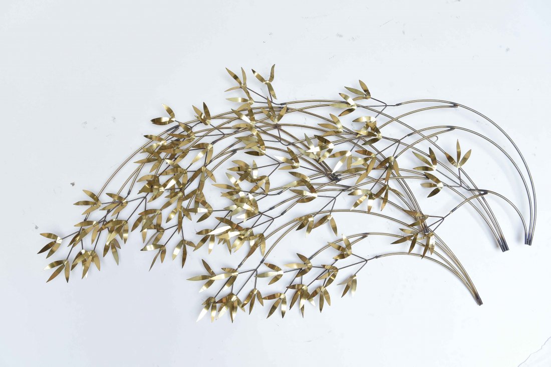 CURTIS JERE BRASS WALL SCULPTURE: DESCRIPTION UPDATED SHORTLY