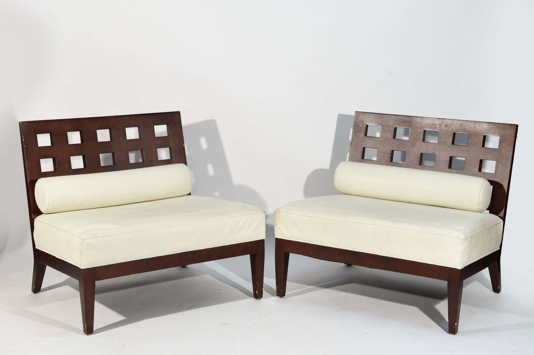 PAIR OF BERNHARDT LOUNGE CHAIRS (1 of 7)
