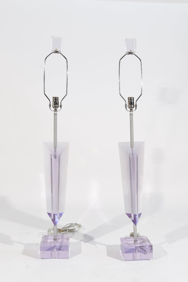 PAIR OF VAN TEAL TABLE LAMPS (1 of 8)