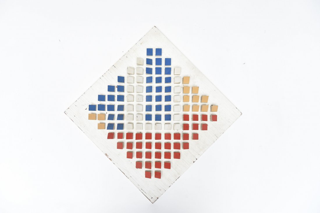 EDWARD MOVITZ - OP ART 3D WALL SCULPTURE (1 of 9)