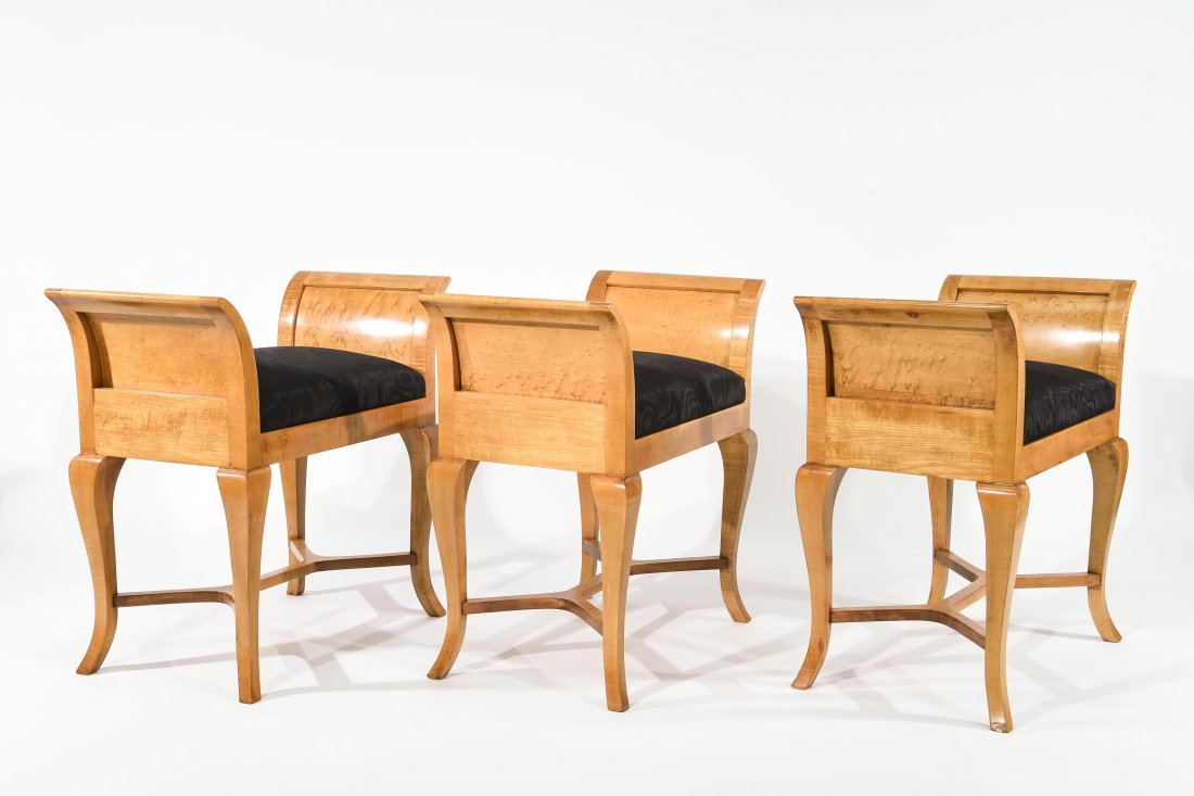 (3) KARL SPRINGER STYLE BENCHES (1 of 9)