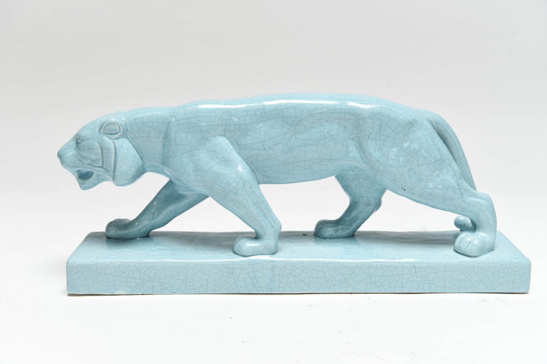 ART DECO CERAMIC PANTHER (1 of 10)