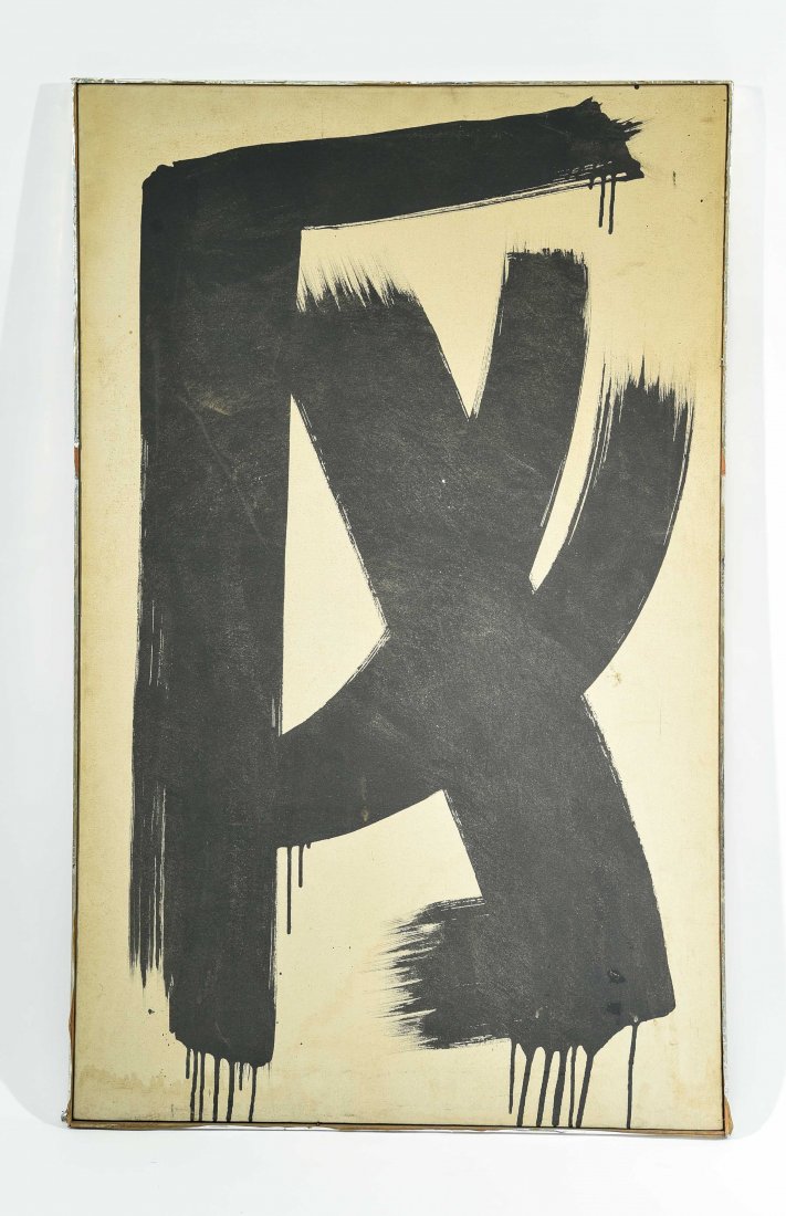 O/C BOLD ABSTRACT WHITE & BLACK, 1957 (1 of 9)