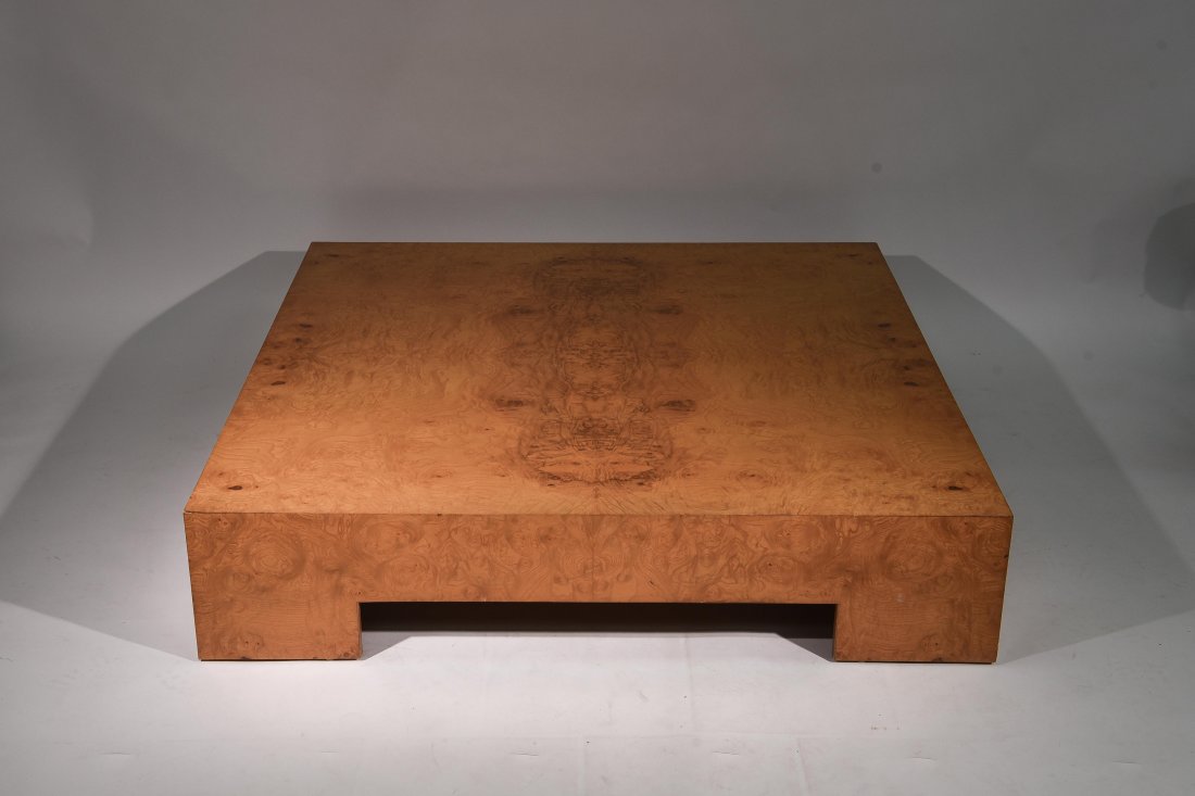 MILO BAUGHMAN OLIVE BURL TABLE FOR DIRECTIONAL (1 of 6)