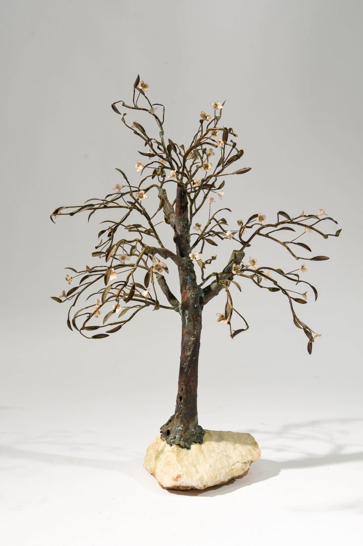 20TH CENTURY BRONZE TREE SCULPTURE (1 of 9)