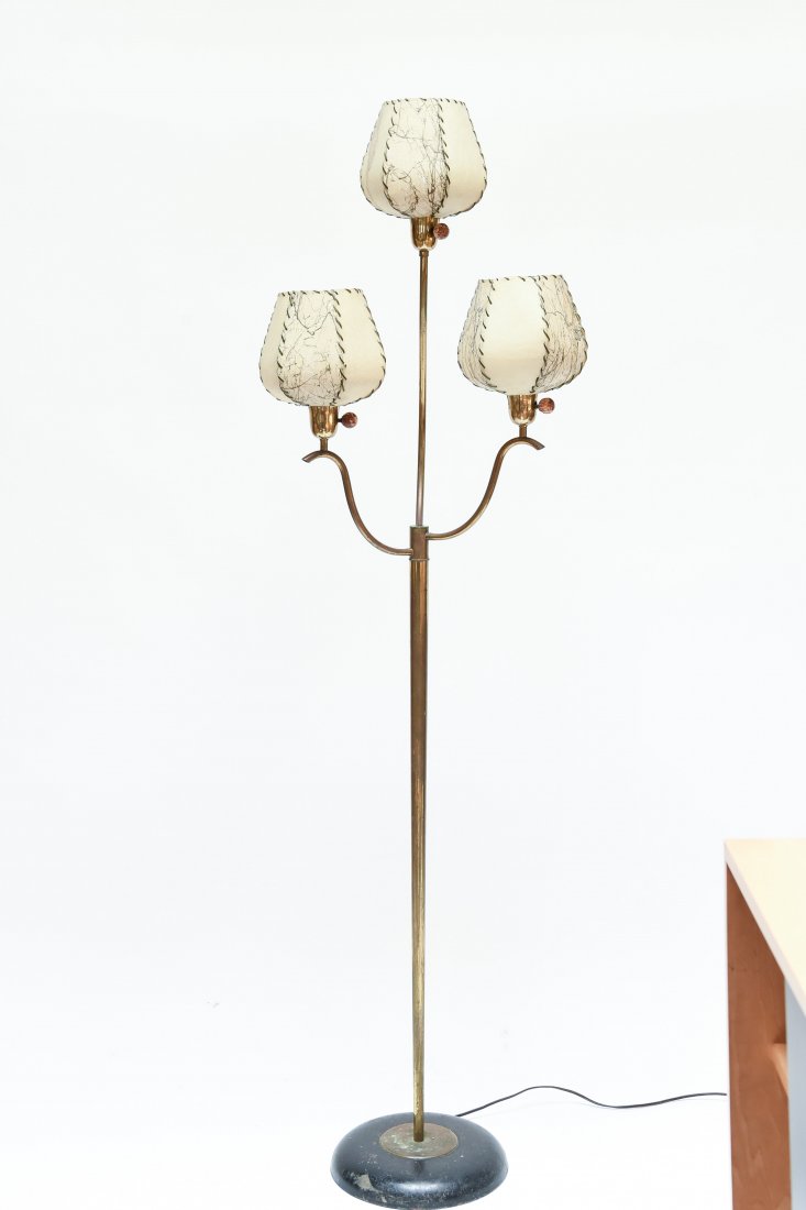 1950S THREE LIGHT FLOOR LAMP (1 of 9)