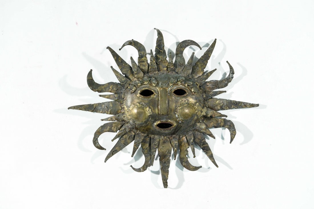 BRUTALIST SUNBURST SCULPTURE (1 of 6)