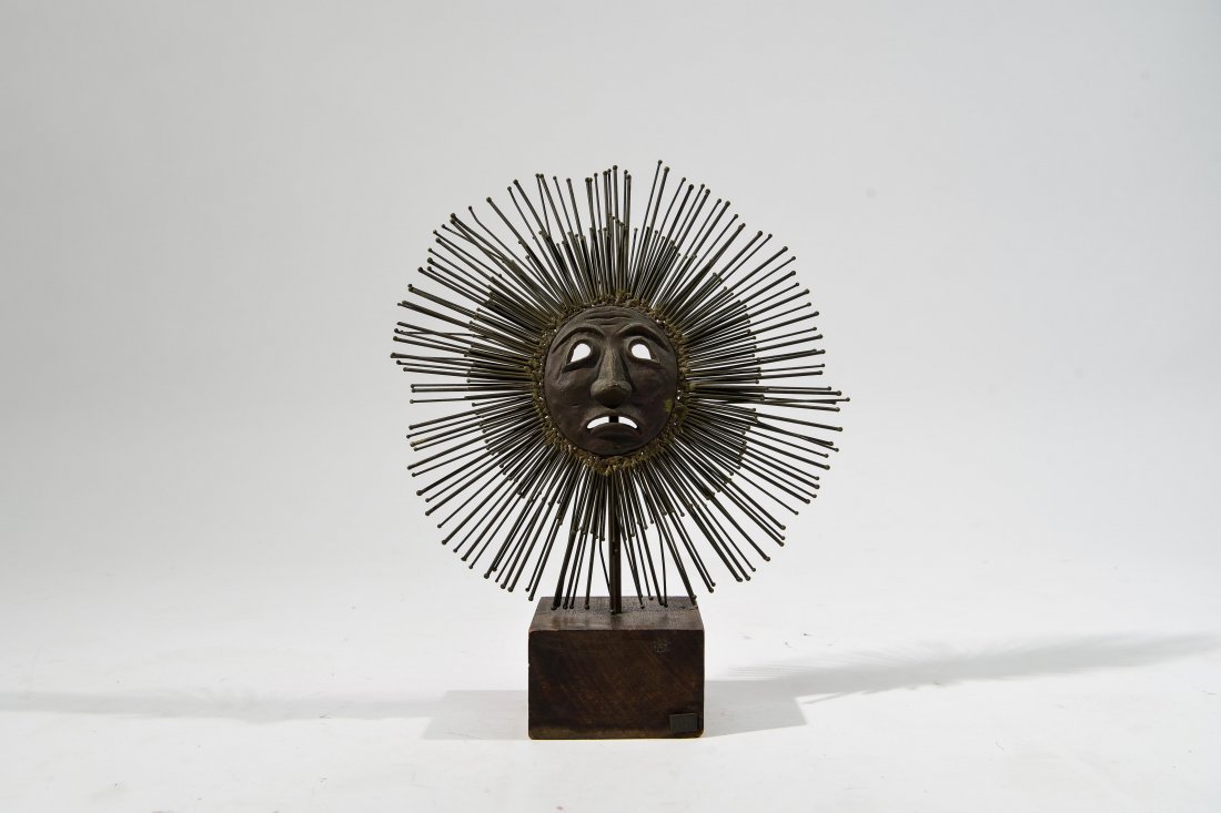 SUNBURST SCULPTURE ON STAND (1 of 6)
