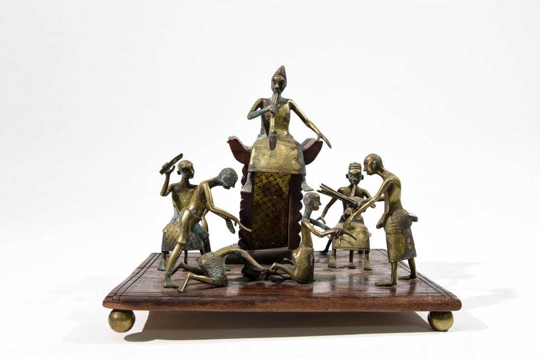 AFRICAN BRONZE SCULPTURE (1 of 10)