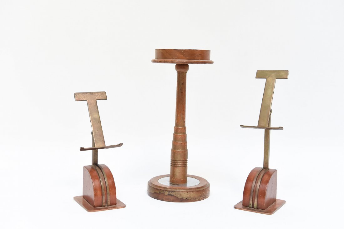 (3) ART DECO DISPLAY STANDS (1 of 10)