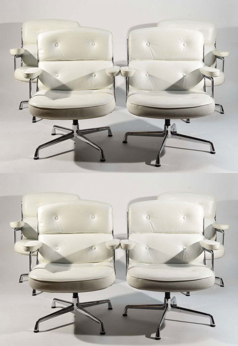 (8) EAMES STYLE TIME LIFE ARMCHAIRS (1 of 10)