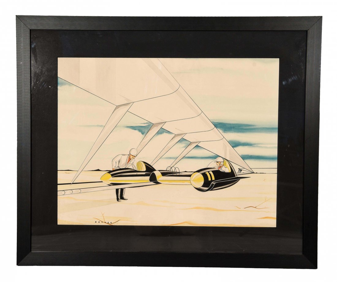 CARL RENNER CONCEPT RAILCAR DESIGN; GENERAL MOTORS (1 of 8)