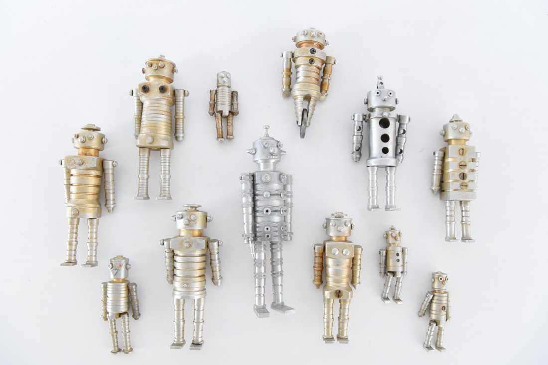 (12) MACHINE AGE ROBOT FAMILY SCULPTURES (1 of 10)