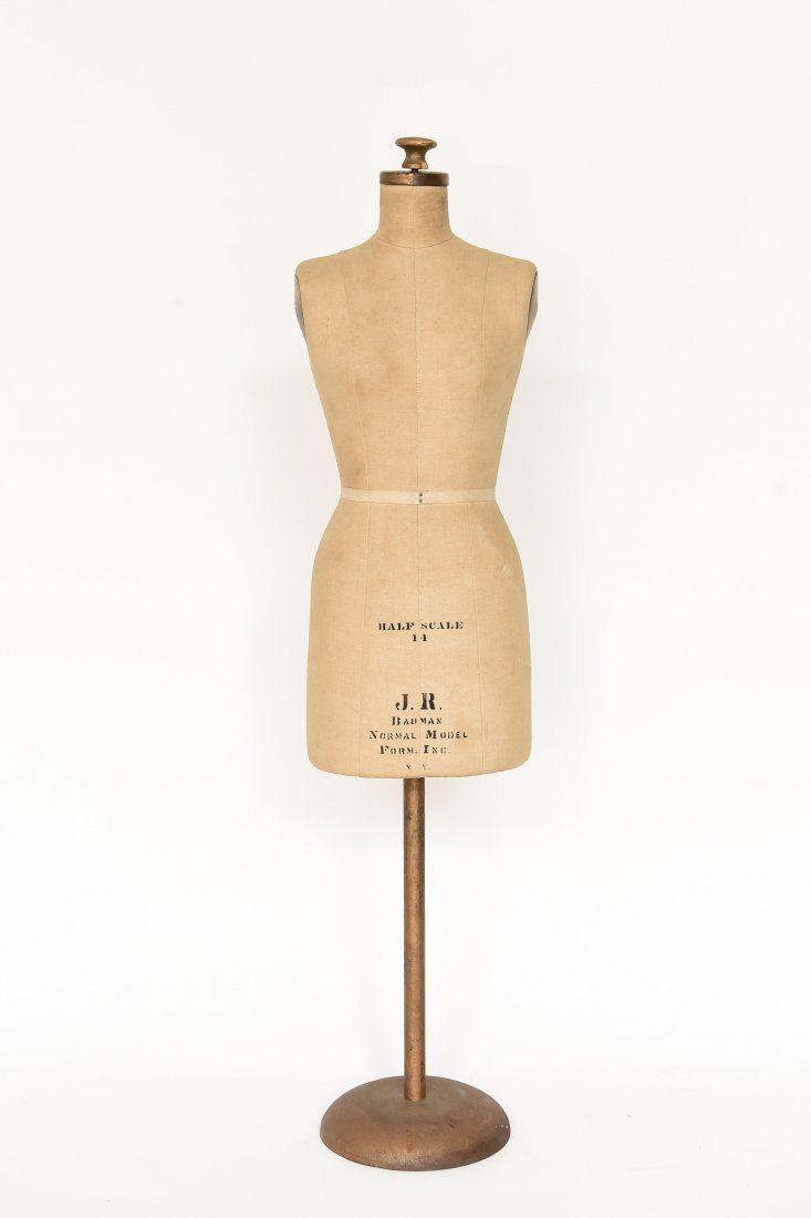 J.R. BAUMAN 1/2 SCALE DRESS FORM (1 of 9)