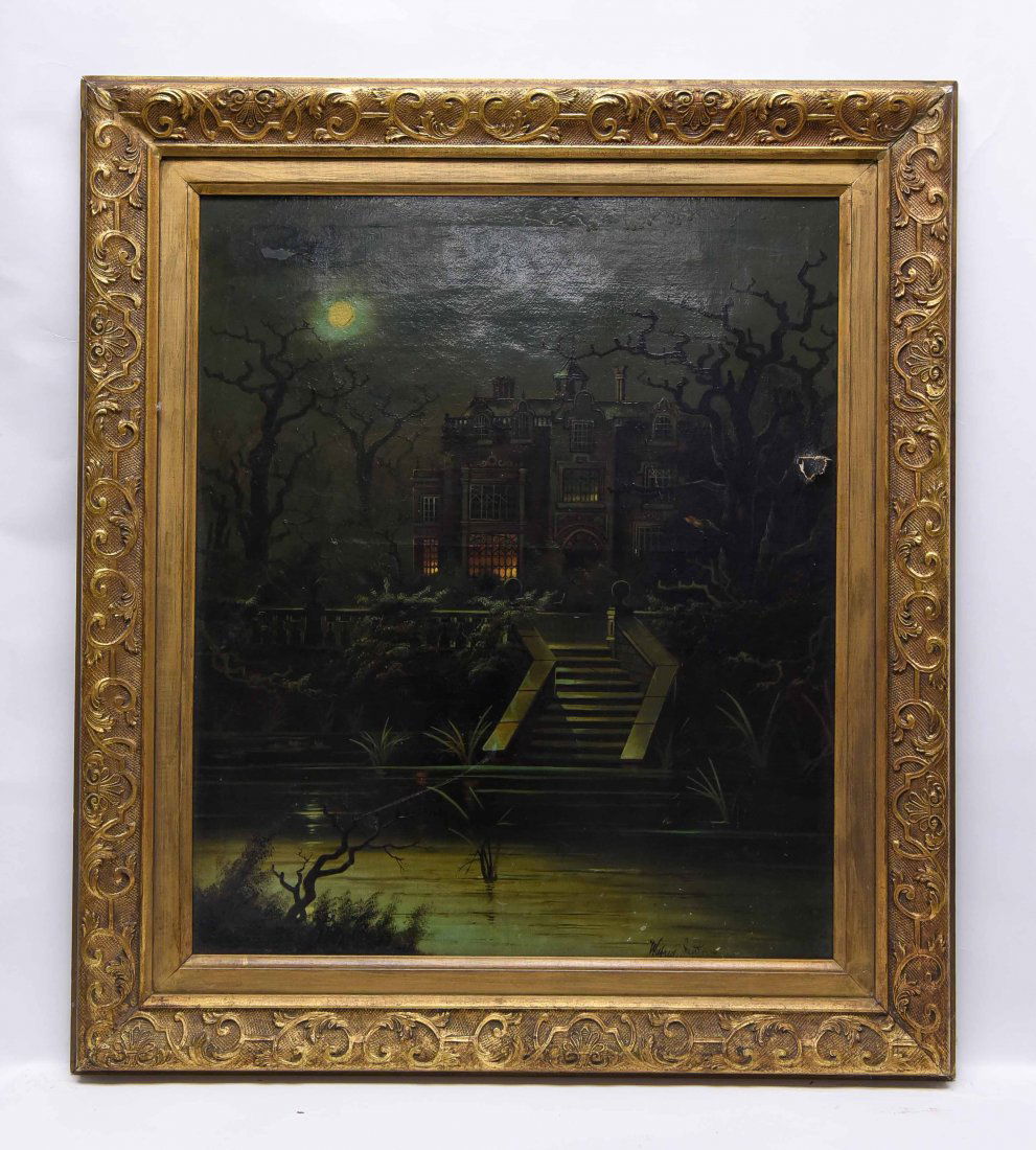 WILFRED JUSTIN, OLD HOUSE, O/C (1 of 10)