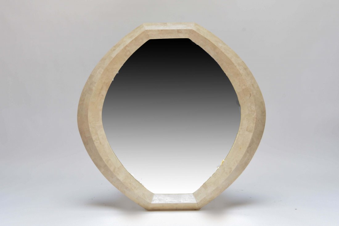 KARL SPRINGER STYLE TESSELLATED MIRROR (1 of 7)