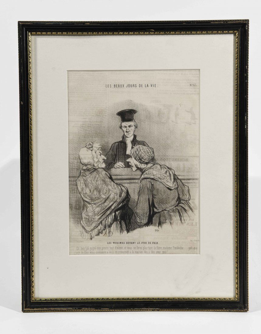 HONORE DAUMIER (FRANCH 1808 -1879) (1 of 7)