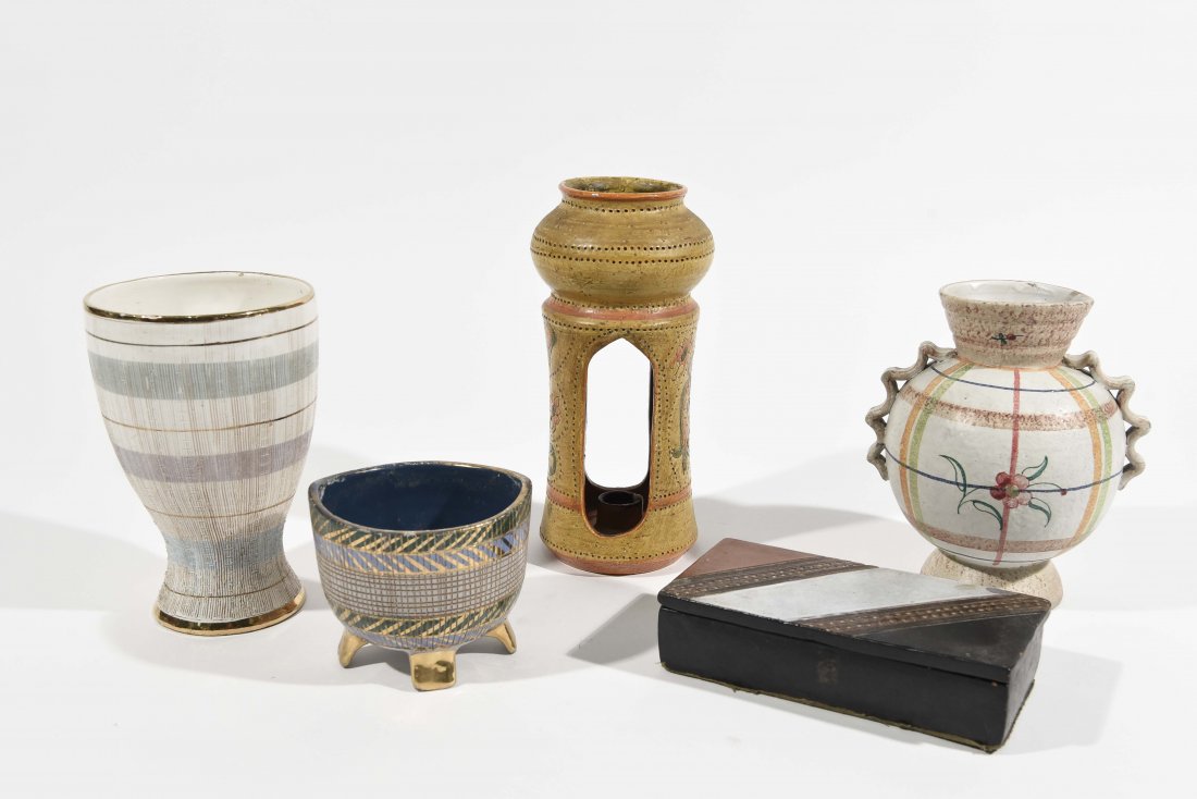 GROUPING OF ITALIAN MID CENTURY CERAMICS ETC. (1 of 10)