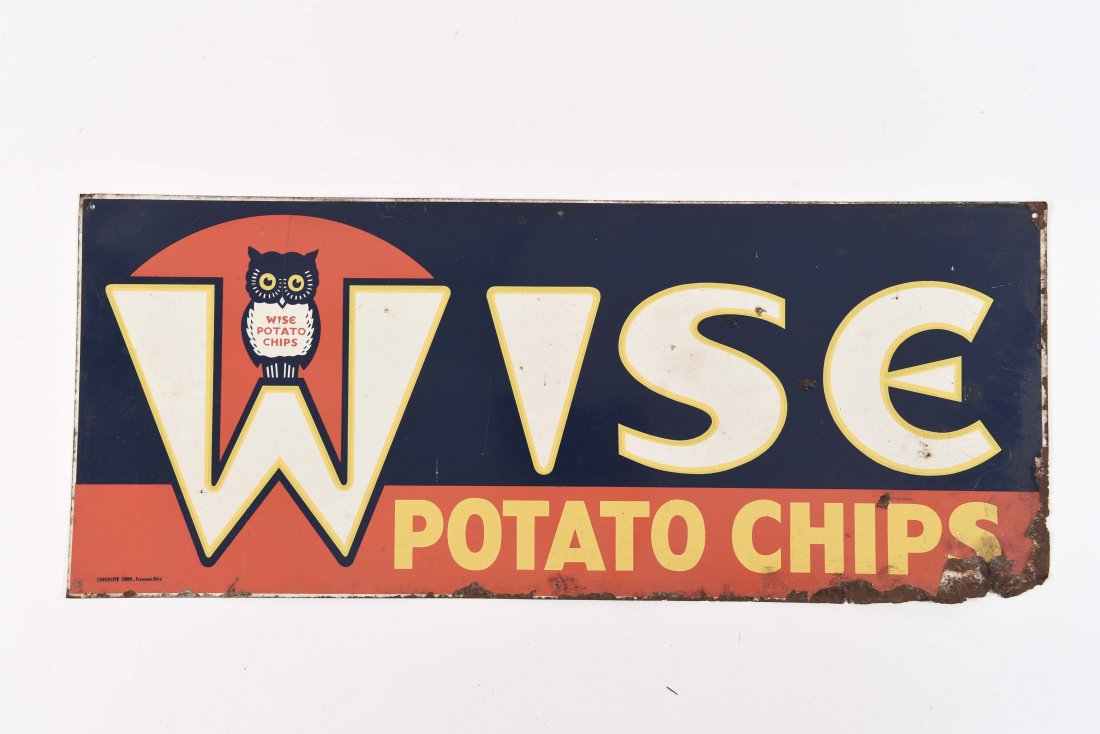 WISE POTATO CHIP ADVERTISING SIGN (1 of 5)