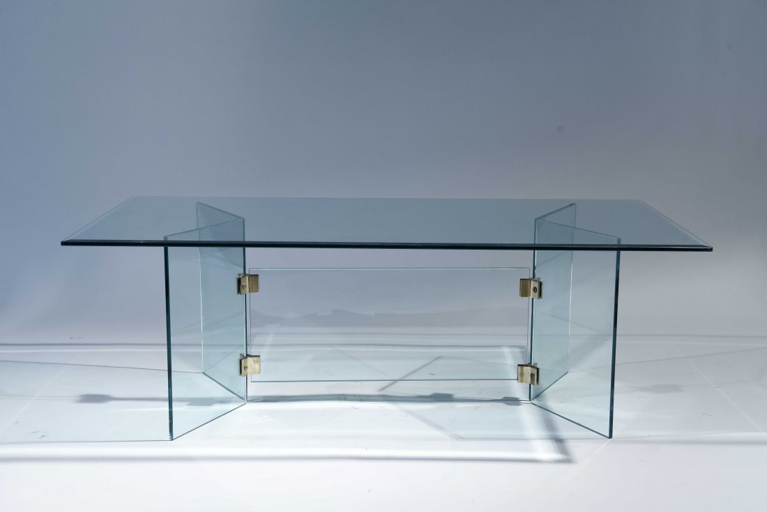 PACE STYLE GLASS COFFEE TABLE (1 of 6)