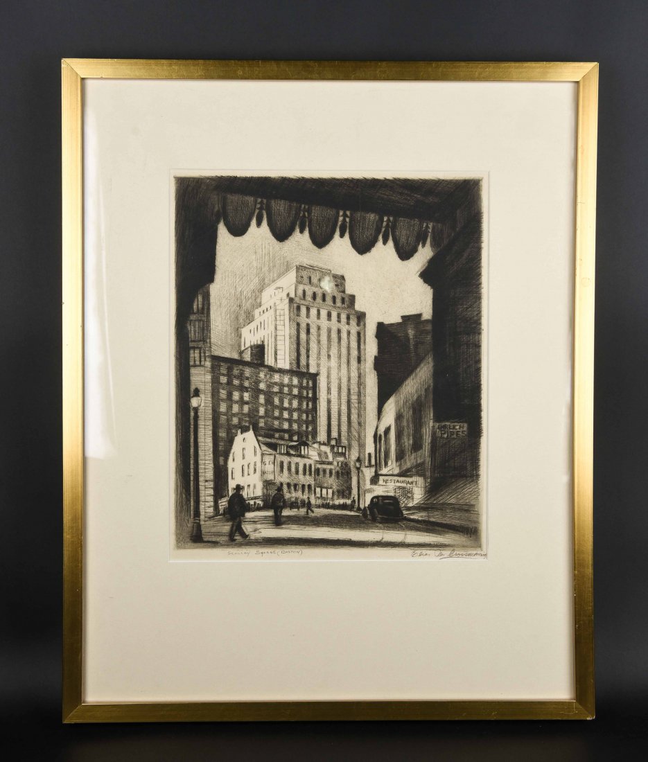 ELIAS GROSSMAN (RUSSIAN/ AMERICAN 1898-1947) PRINT (1 of 7)