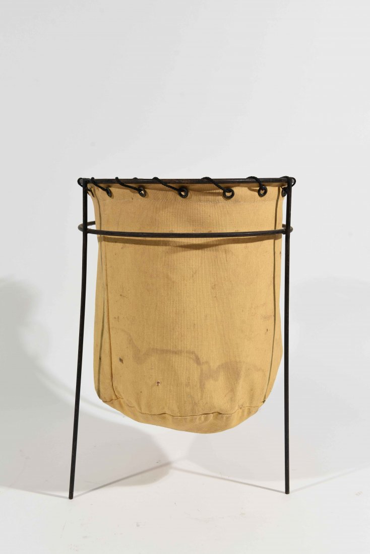 C. 1950S WIRE WASTE BASKET (1 of 5)