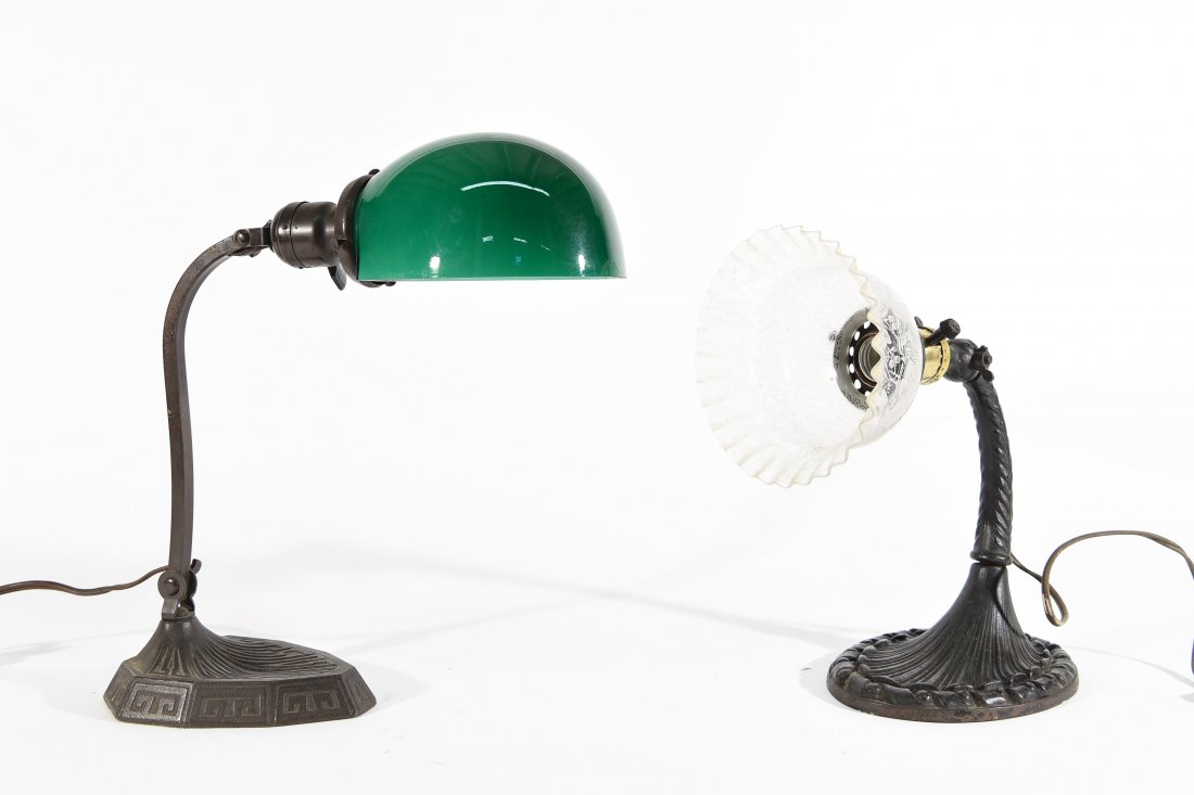 TWO ARTICULATING DESK LAMPS (1 of 10)