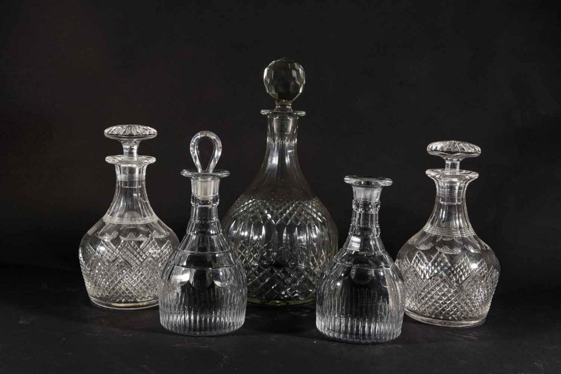 19TH CENTURY ENGLISH DECANTERS (1 of 8)