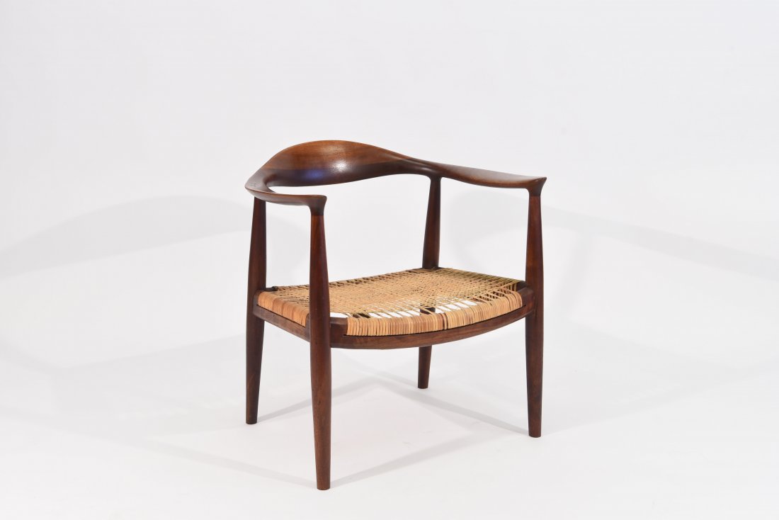 HANS WEGNER STYLE DANISH ARMCHAIR (1 of 10)