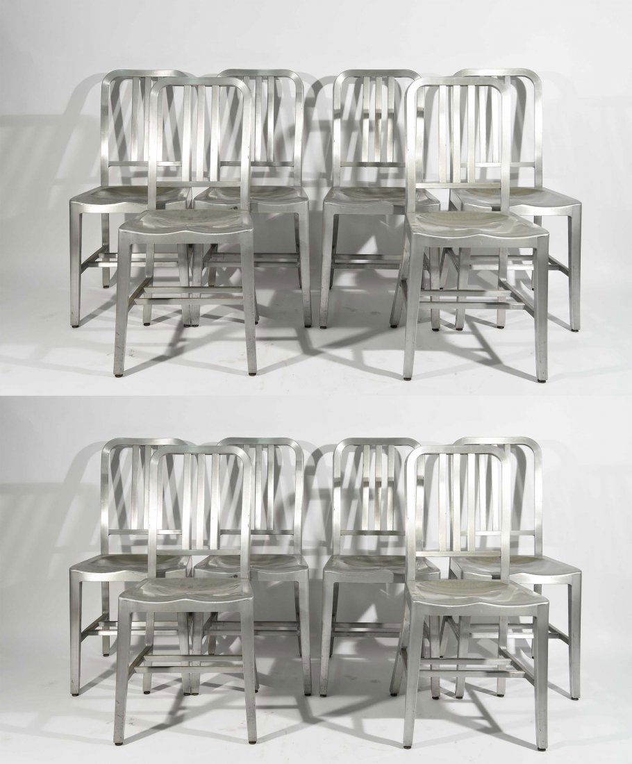 (12) ALUMINUM GOOD FORM CHAIRS (1 of 10)