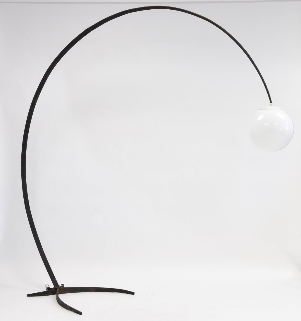 MID-CENTURY IRON ARC LAMP (1 of 7)