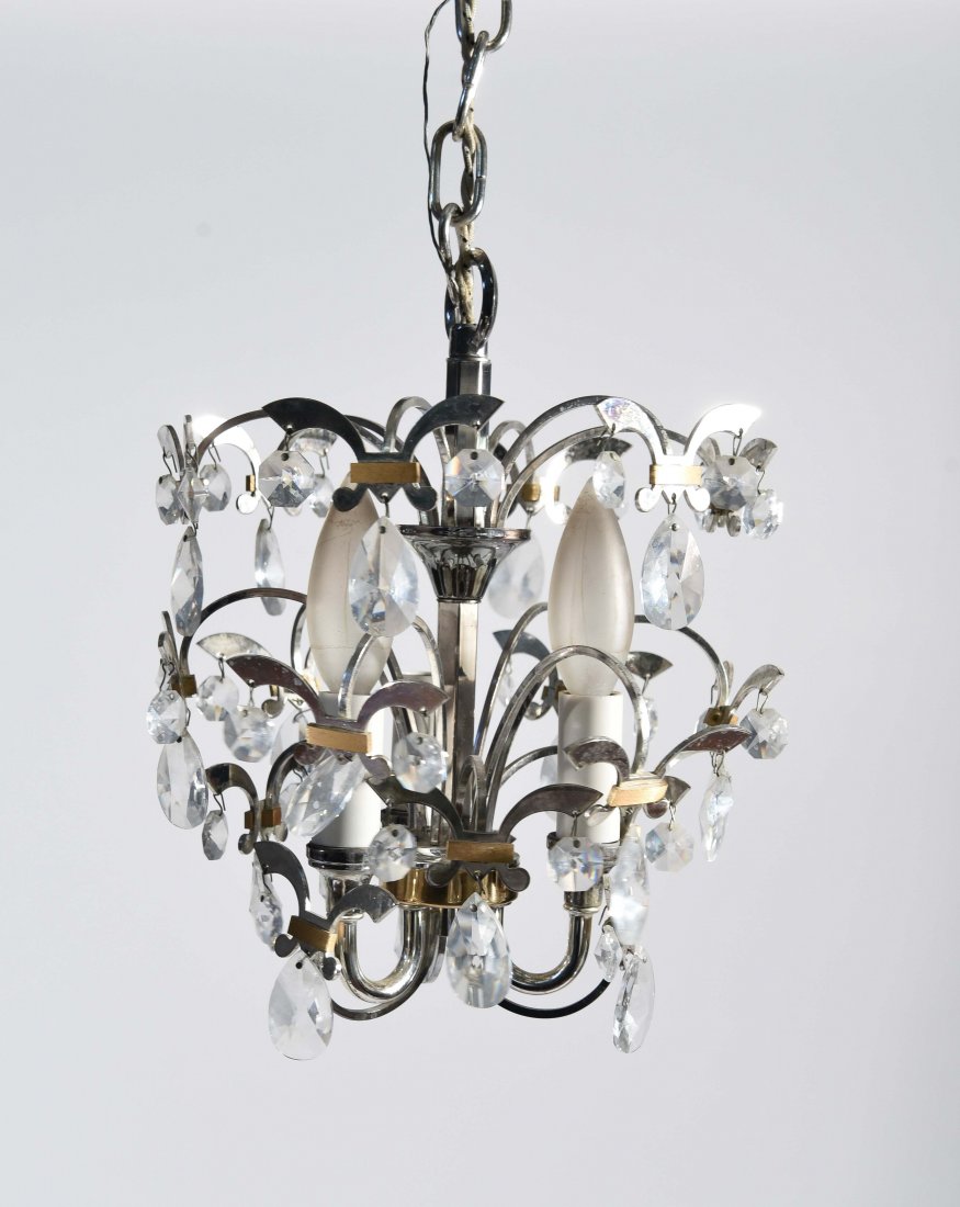 GAETANO SCOLARI PETITE DROP CRYSTAL CHANDELIER (1 of 6)