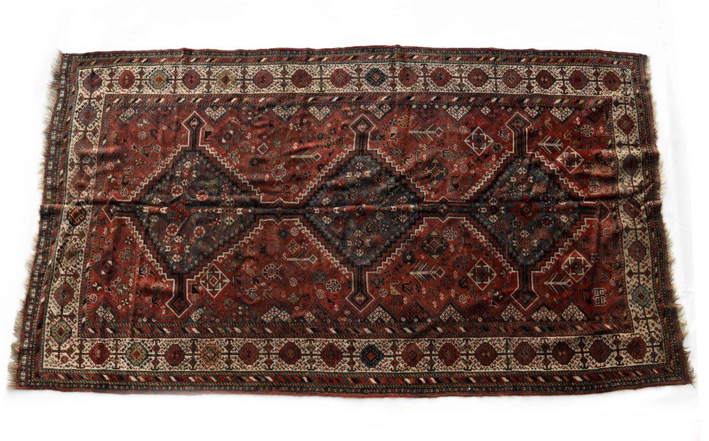 ANTIQUE PERSIAN TRIBAL CARPET (1 of 8)