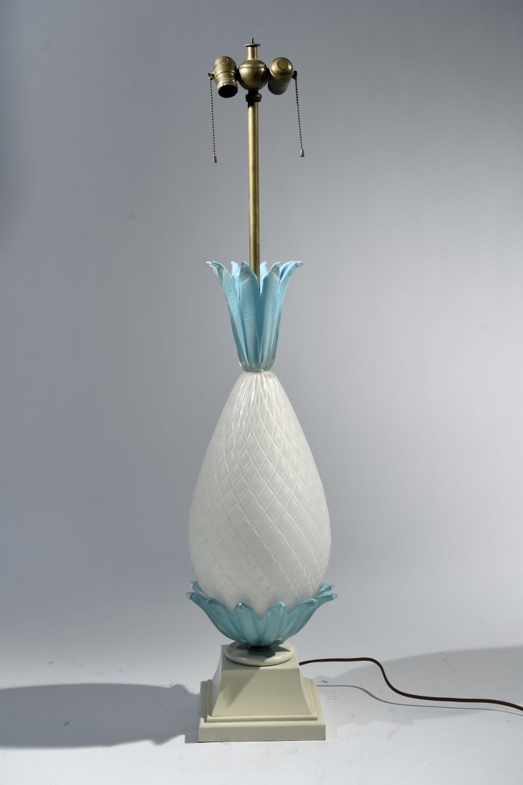 BAROVIER & TOSO PINEAPPLE FORM MURANO TABLE LAMP (1 of 8)