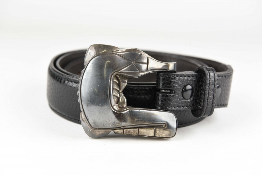B. KIESELSTEIN CORD STERLING BELT BUCKLE AND BELT (1 of 6)
