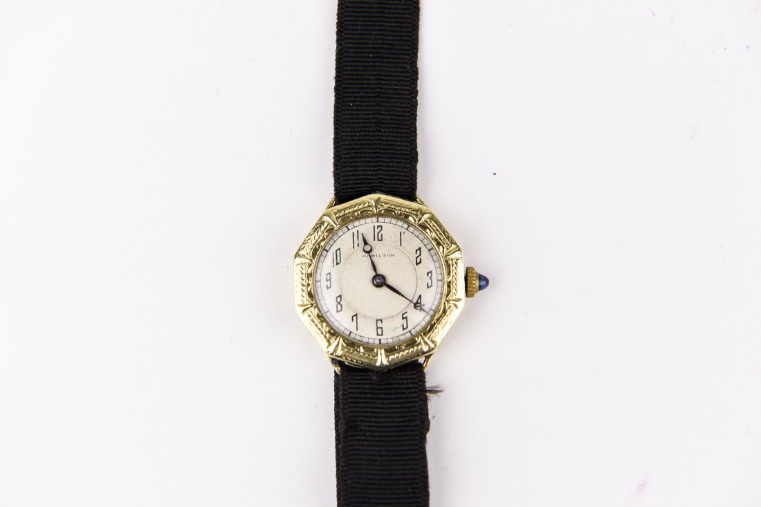 14K GOLD HAMILTON WRISTWATCH (1 of 8)