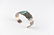 NAVAJO STERLING & TURQUOISE BRACELET 15 - 5