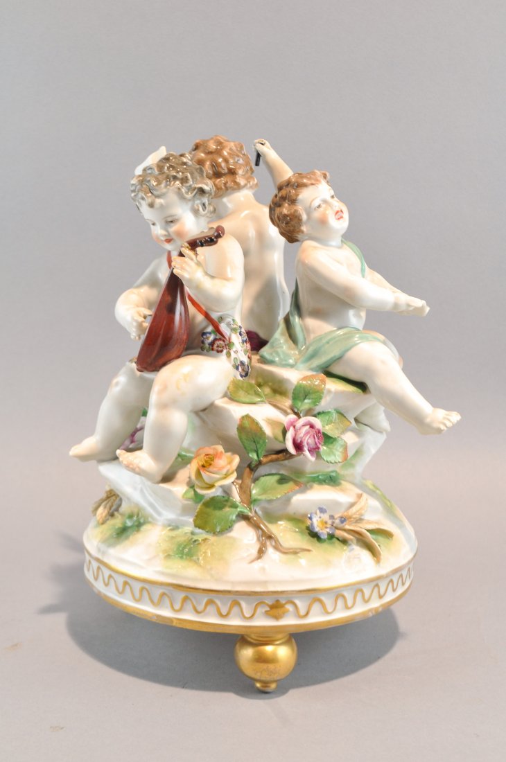 LUDWIGSBURG PORCELAIN CHERUB BAND (1 of 10)