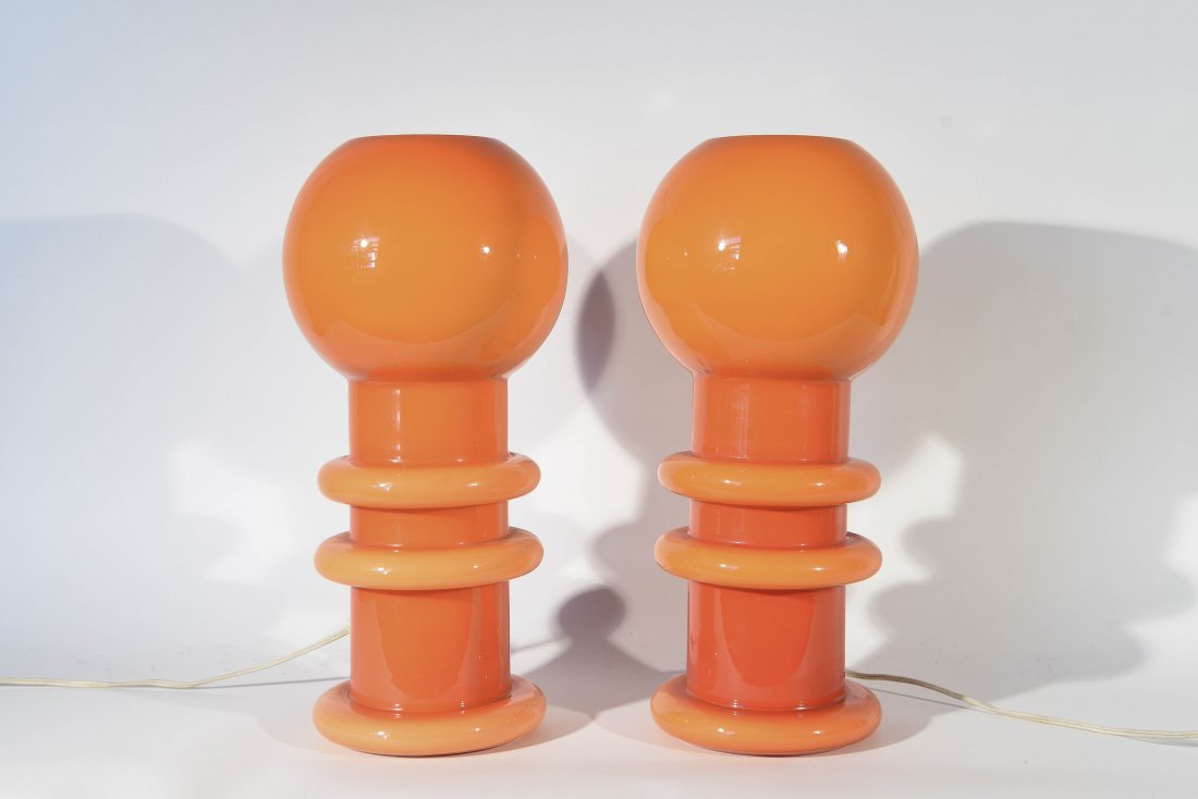PAIR OF CARLO MORETTI MURANO ITALIA LAMPS (1 of 10)