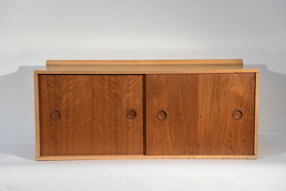 FINN JUHL; BAKER RARE DOVETAILED HANGING CABINET (1 of 8)