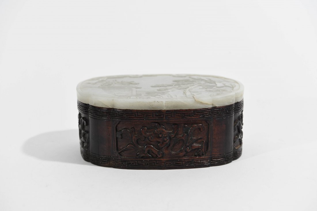 CHINESE CARVED JADE BOX (1 of 7)