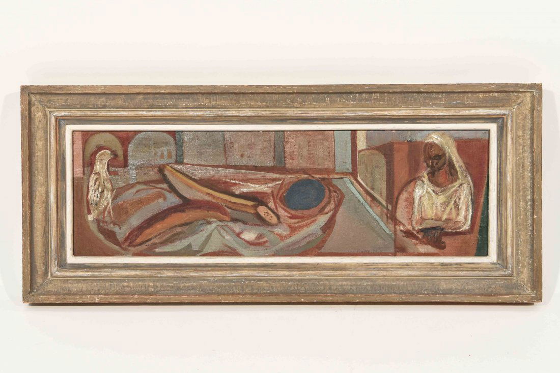 ABSTRACT STILL LIFE & FIGURE O/C (1 of 7)