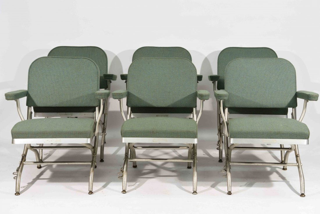 (6) WARREN MCARTHUR FOLDING MAYFAIR CHAIRS (2) (1 of 10)