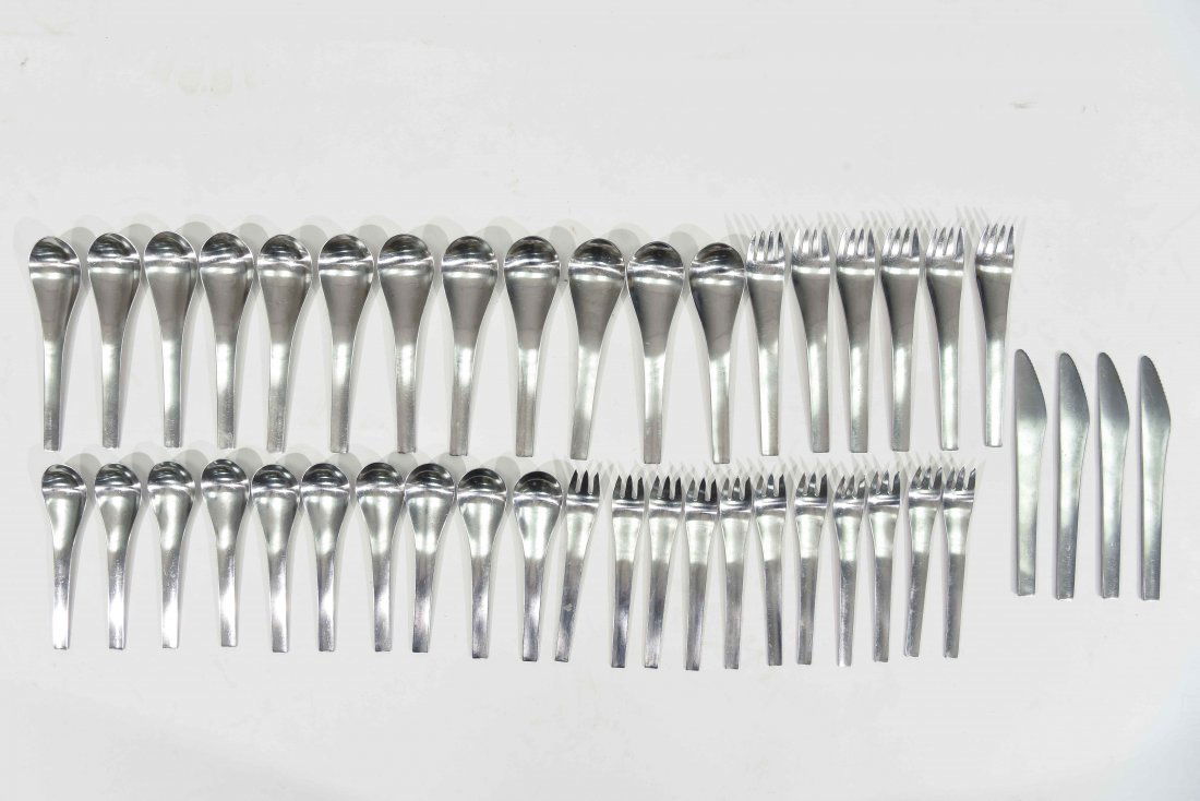 GEORG JENSEN STAINLESS STEEL FLATWARE (1 of 9)