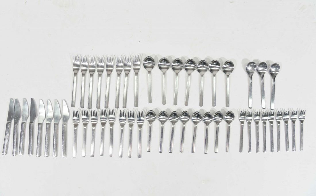 GEORG JENSEN STAINLESS STEEL FLATWARE (1 of 8)