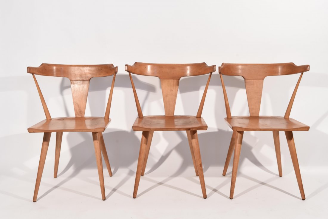 (3) PAUL MCCOBB PLANNER GROUP CHAIRS (1 of 10)